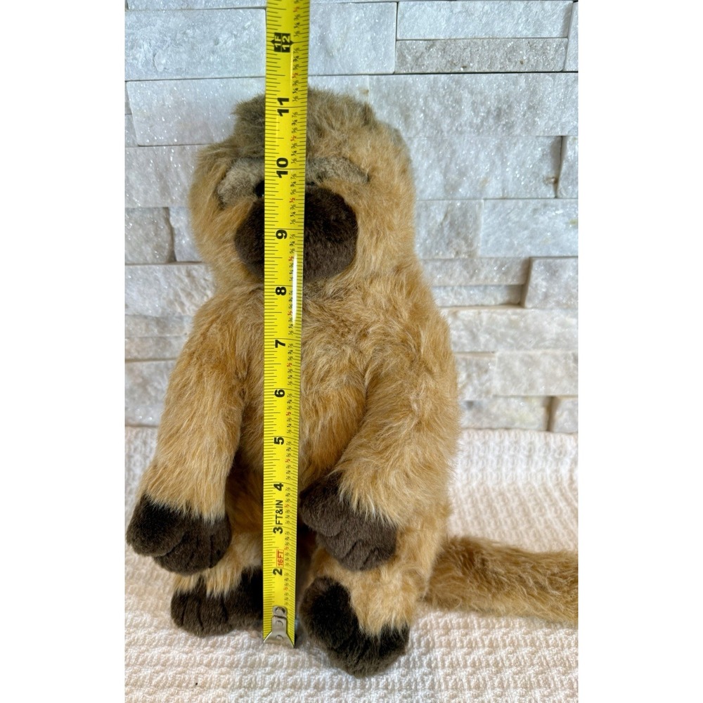 Capuchin Monkey Plush Long Tail Realistic 10.5 " Toy Fiesta Stuffed Animal - Picture 6 of 7